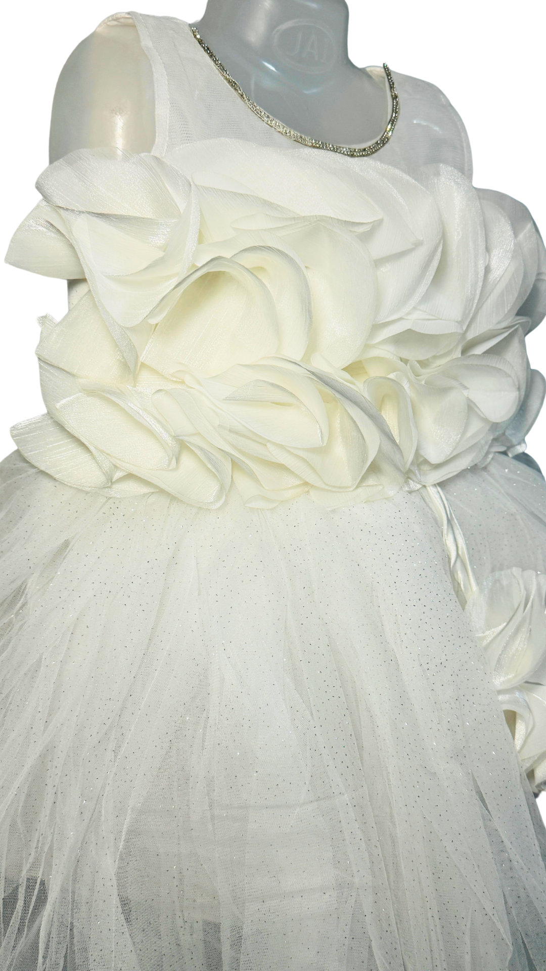 Ivory Petal Bloom Baby Dress