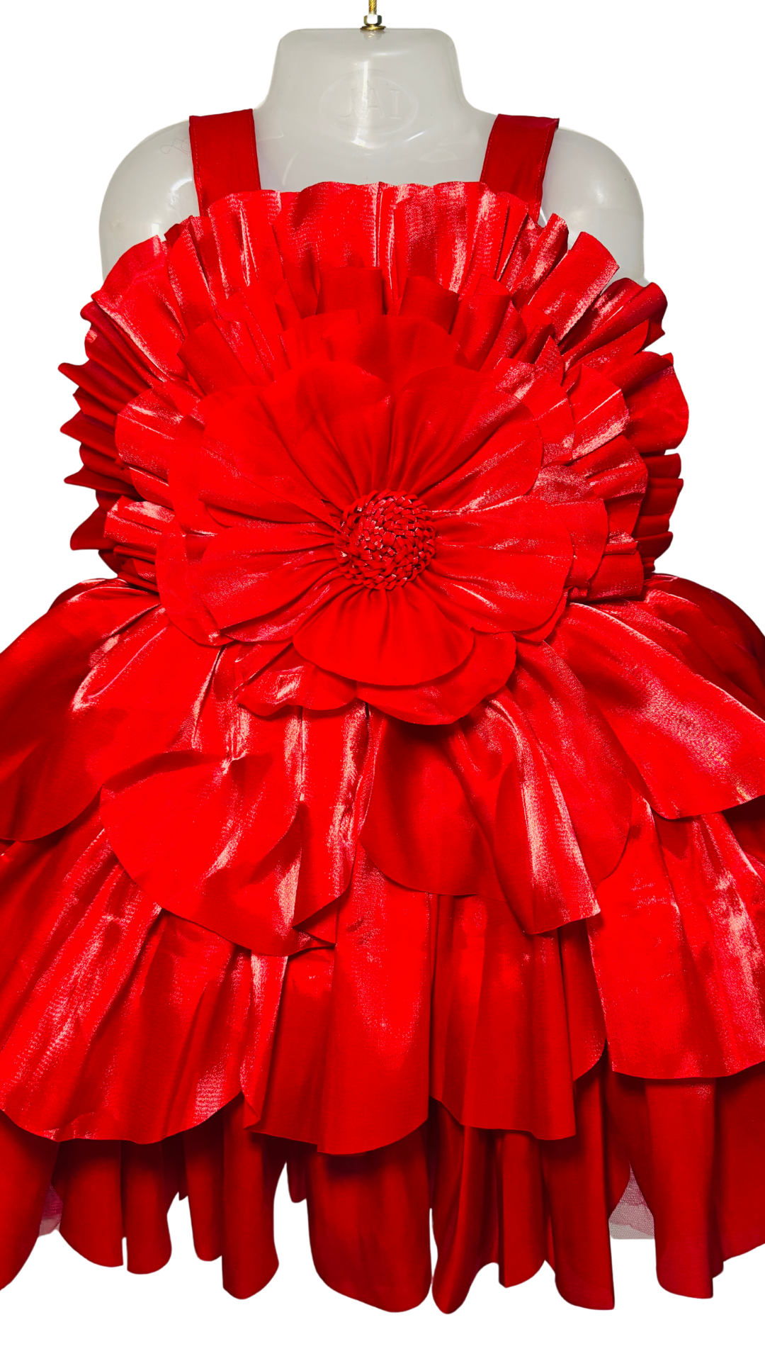 Red Radiance Flower Girl Dress