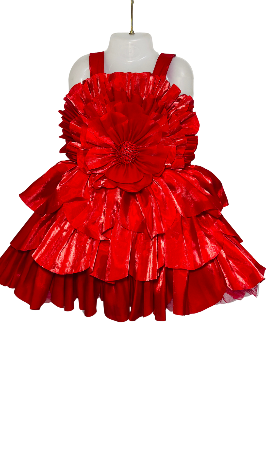 Red Radiance Flower Girl Dress