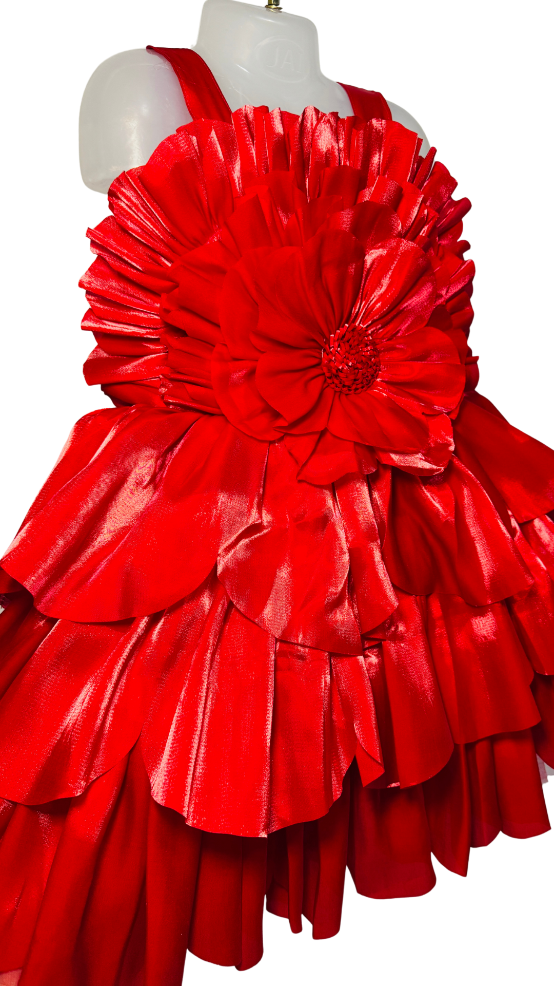 Red Radiance Flower Girl Dress